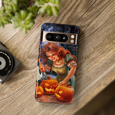 Autumn Fall Pumpkin Fairy Gift for Her Cute Phone Case for, Samsung Galaxy S24, S23, S22, S21, IPhone 16 Case | Iphone 15, Iphone 14, IPhone 13 Case