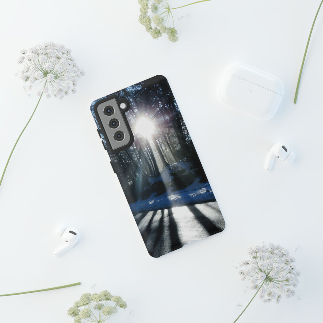 Cute Samsung Phone Case | Aesthetic Samsung Phone Case | Galaxy S23, S22, S21, S20 | Winter Sunshine, Protective Phone Case - Studio40ParkLane
