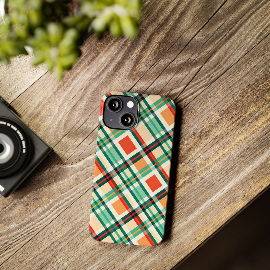 Slim Checkered Plaid Gift for Her Cute Phone Cases for Iphone 16 Pro Max | iPhone 15 Case | iPhone 15 Pro Max Case, Iphone 14, 13, 12, 11, 10, 8, 7 - Studio40ParkLane