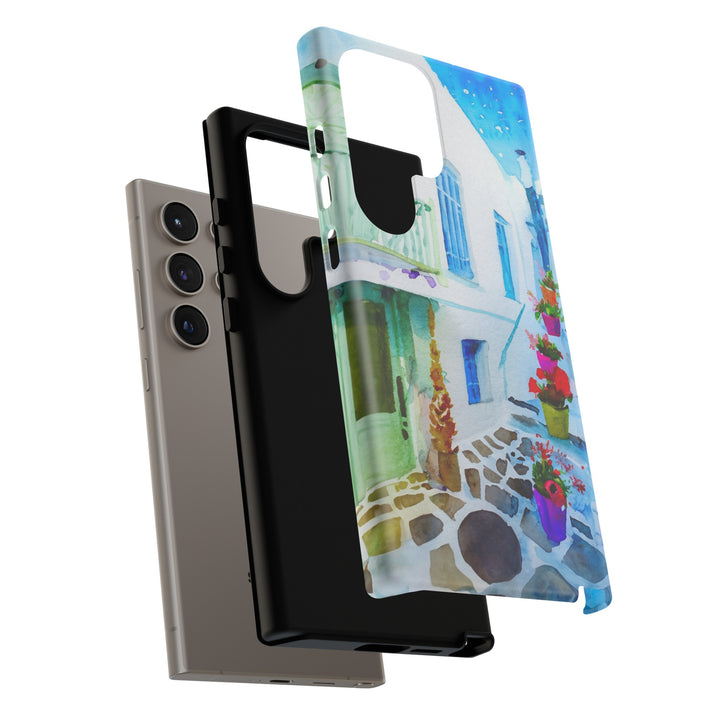 Impact Resistant, Greece House, Cute Phone Cases for Samsung S24, S23, S22, S21, IPhone 15 pro Iphone 14 pro Iphone 13 IPhone 12 Iphone 11 - Studio40ParkLane