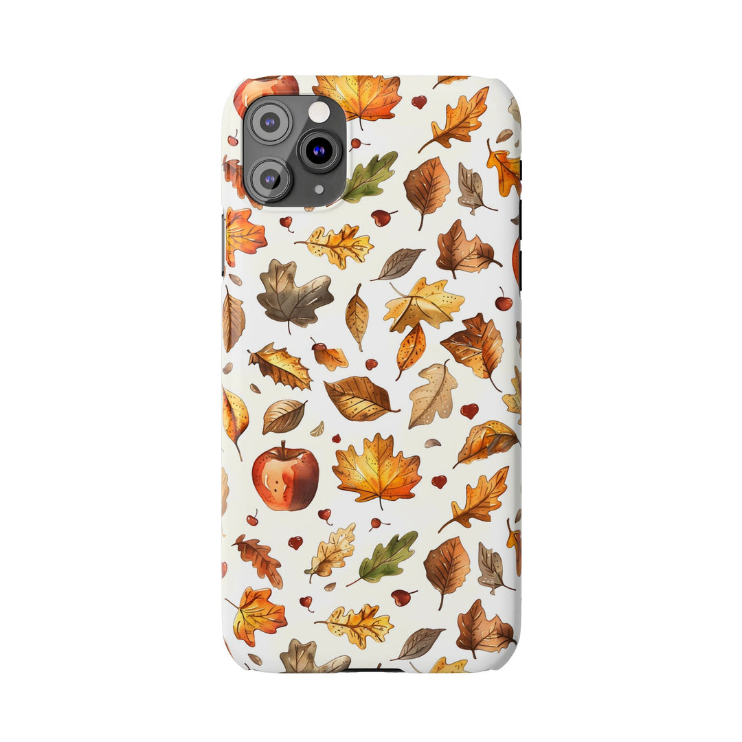 Slim Fall Autumn Leaves Gift for Her Cute Phone Cases for Iphone 16 | iPhone 15 Case | iPhone 15 Pro Max Case, Iphone 14, Iphone 14 Pro Max, Iphone 13, Slim - Studio40ParkLane