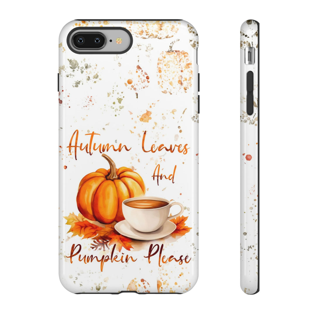 Impact Resistant, Fall Leaves Pumpkin Pie, Cute Phone Cases for Samsung S24, S23, S22, S21, IPhone 15 pro Iphone 14 pro Iphone 13 IPhone 12 Iphone 11 - Studio40ParkLane