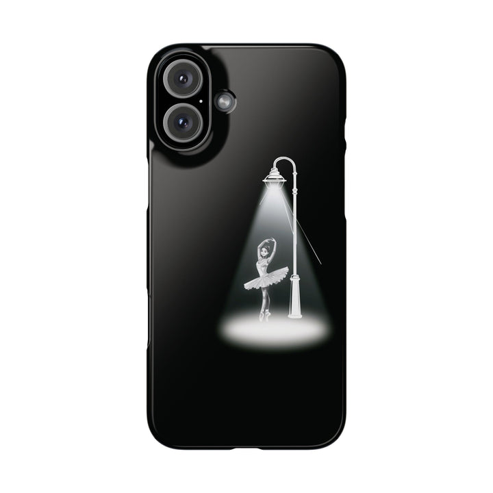 Slim Ballet Dancer Spotlight Gift for Her Cute Phone Cases for Iphone 16 Pro Max | iPhone 15 Case | iPhone 15 Pro Max Case, Iphone 14, 13, 12, 11, 10, 8, 7 - Studio40ParkLane