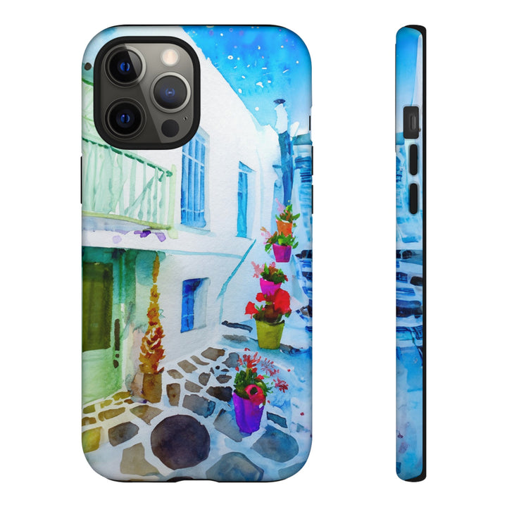 Impact Resistant, Greece House, Cute Phone Cases for Samsung S24, S23, S22, S21, IPhone 15 pro Iphone 14 pro Iphone 13 IPhone 12 Iphone 11 - Studio40ParkLane
