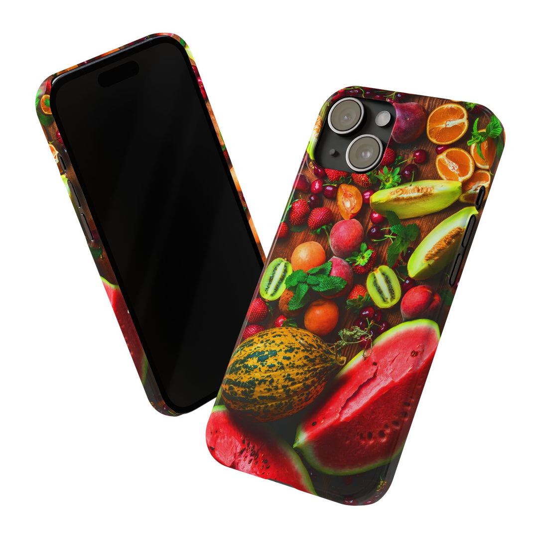 Slim Fall Fruit Collage Phone Cases for Iphone 16 | iPhone 15 Case | iPhone 15 Pro Max Case, Iphone 14, Iphone 14 Pro Max, Iphone 13, Slim Mom Dad Gift - Studio40ParkLane