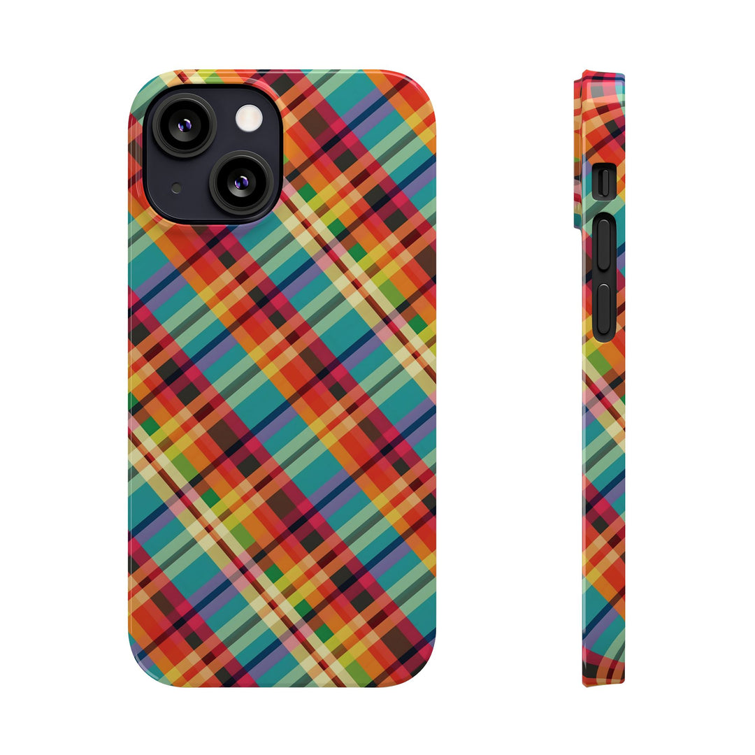 Slim Checkered Plaid Gift for Her Cute Phone Cases for Iphone 16 Pro Max | iPhone 15 Case | iPhone 15 Pro Max Case, Iphone 14, 13, 12, 11, 10, 8, 7 - Studio40ParkLane