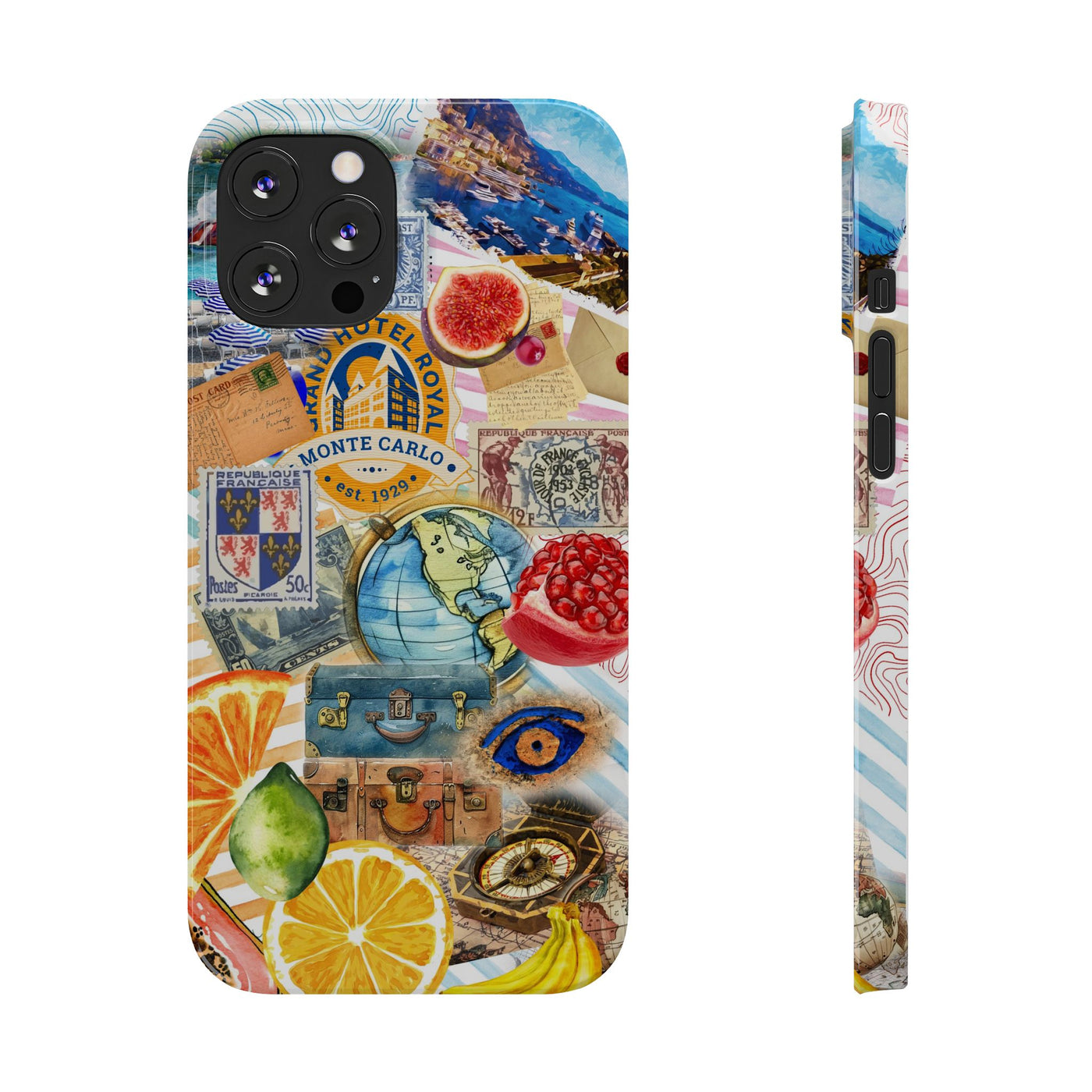 Slim Trendy French Coquette Collage Gift for Her Cute Phone Cases for Iphone 16 Cases | iPhone 15 Case | iPhone 15 Pro Max Case, Iphone 14 Case, Iphone 13, Slim