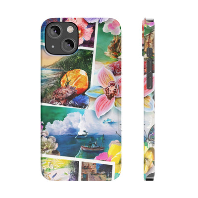 Travel Coquette Collage Slim Cute Phone Cases for Iphone  | iPhone 15 Case | iPhone 15 Pro Max Case, Iphone 14, Iphone 14 Pro Max, Iphone 13