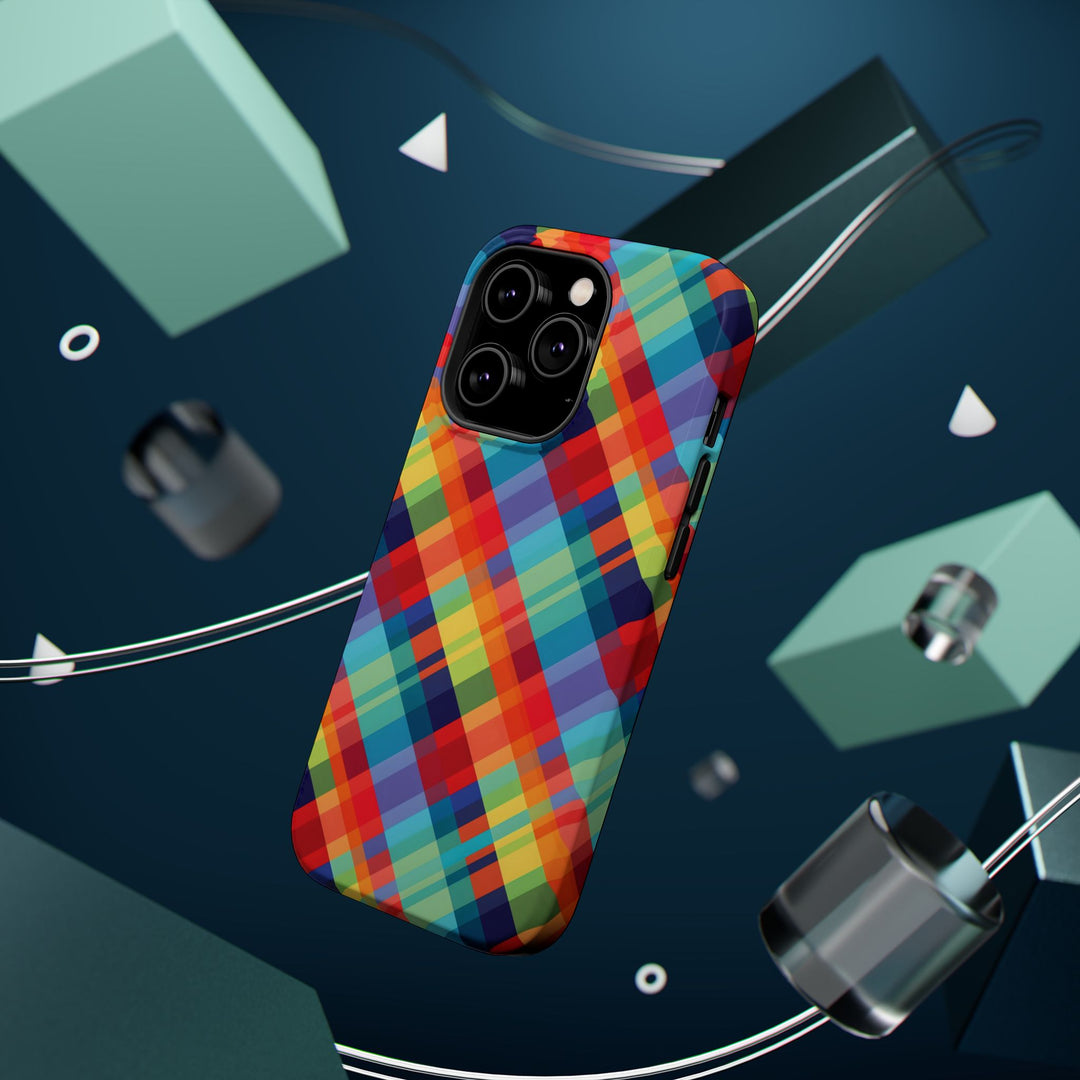 Checkered Plaid Magsafe Gift for Her Cute Phone Case for Iphone, | iPhone 16 | iPhone 15 Pro Max, Iphone 14 Pro Max, 13 12 11 10 9 8 7 - Studio40ParkLane