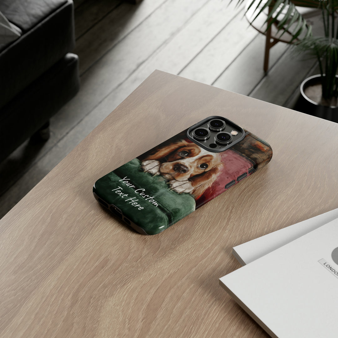 Personalize this Cute IPhone Case | Cocker Spaniel iPhone Case, iPhone 15 Case | iPhone 15 Case, Iphone 14 Case, Iphone 14 Pro Max Case - Studio40ParkLane