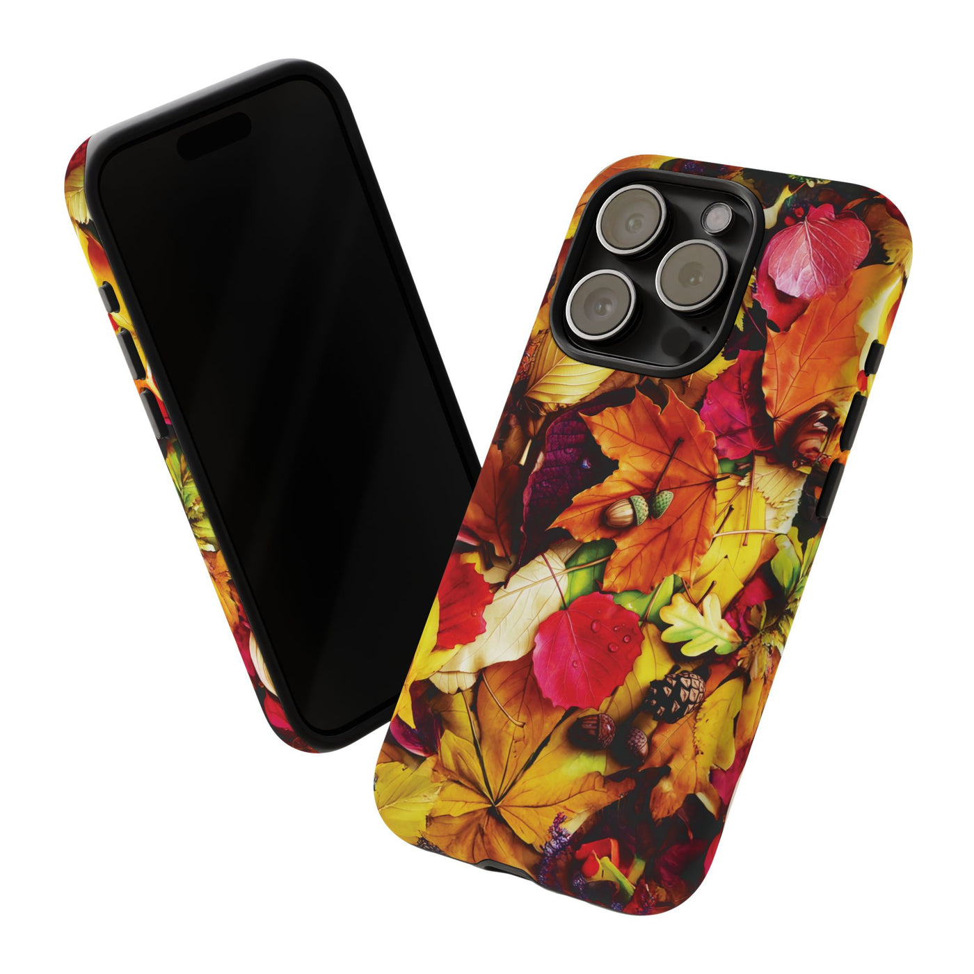 Aesthetic Tough Fall Leaves Foliage Premium Phone Case - For iPhone 17 Pro Max iPhone 16 Pro iPhone 15 Iphone 14 Plus 13 Pro 12 11 10 XR - Studio40ParkLane