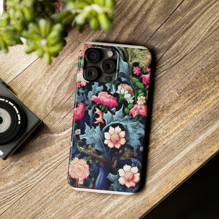 Slim Cute Phone Cases for Iphone - | iPhone 15 Case | iPhone 15 Pro Max Case, Iphone 14 Case, Iphone 14 Pro Max, Iphone 13, Flowers Scene - Studio40ParkLane