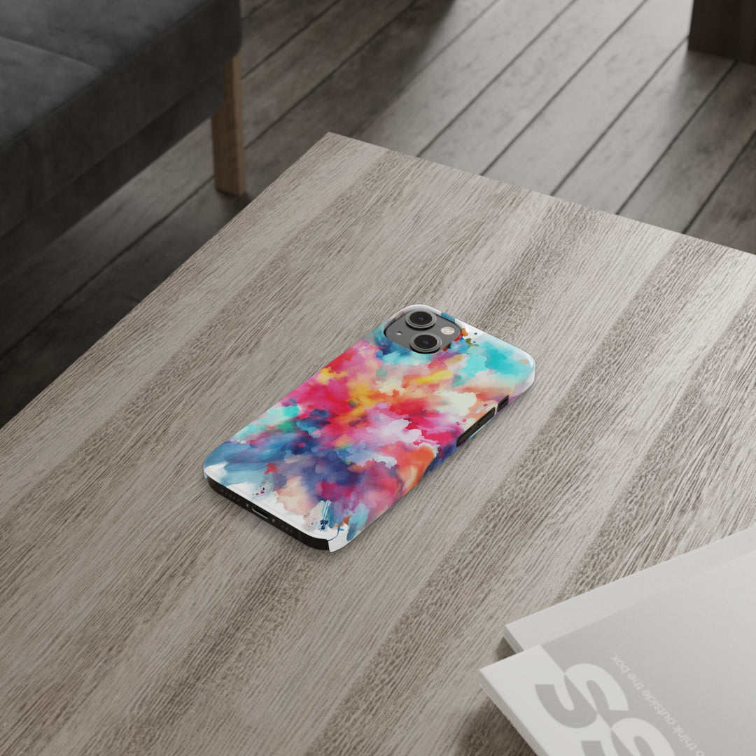 Slim Paint Splash Gift for Her Cute Phone Cases for Iphone 16 Pro Max | iPhone 15 Case | iPhone 15 Pro Max Case, Iphone 14, Iphone 14 Pro Max, Iphone 13 12 11 8 7 - Studio40ParkLane