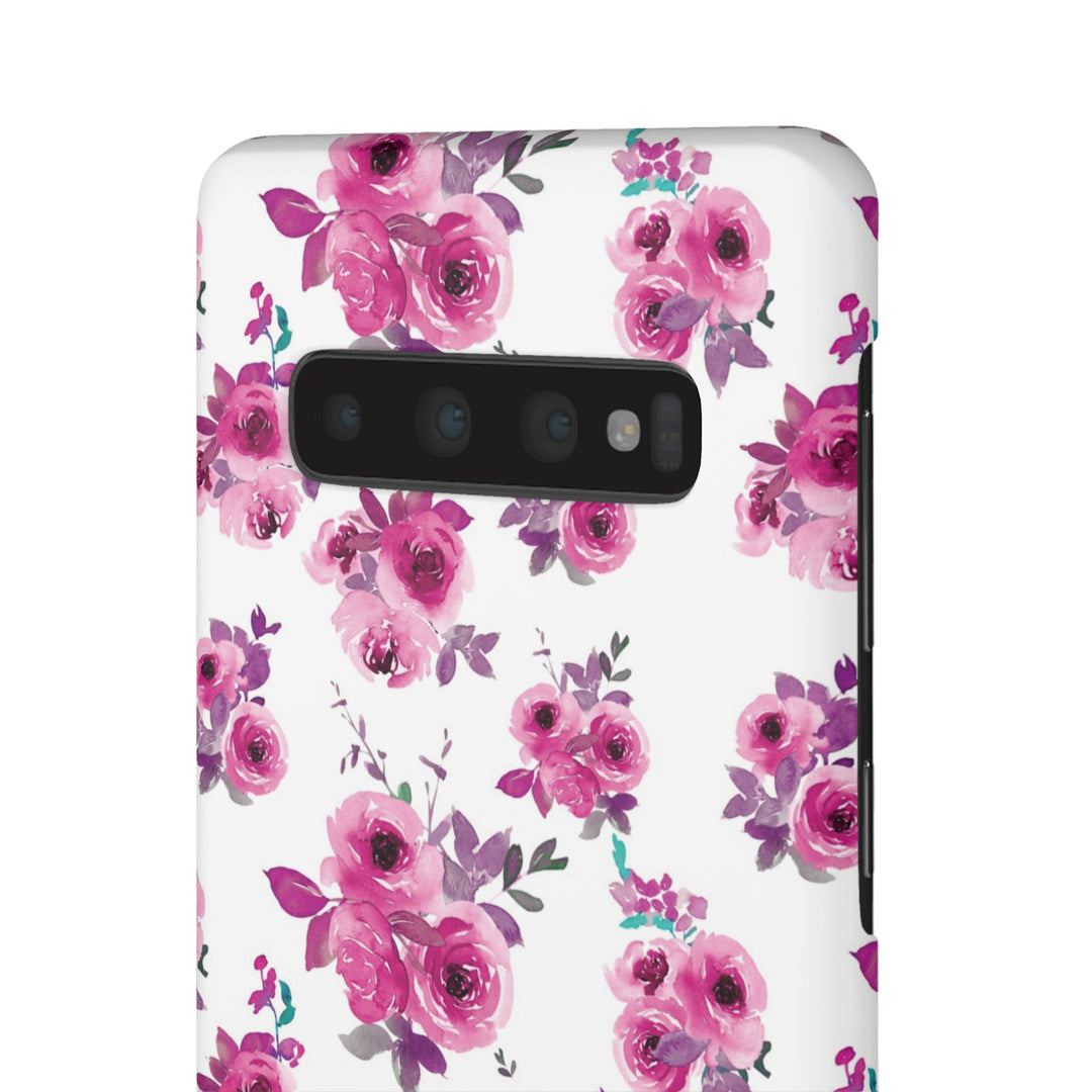 Sleek Snap Flowers Gift for Her Cute Phone Case for iPhone 16 15 14 13 12 11 X Xs Max Xr Pro Plus Samsung Galaxy S24 S23 S22 S21 S20 Ultra