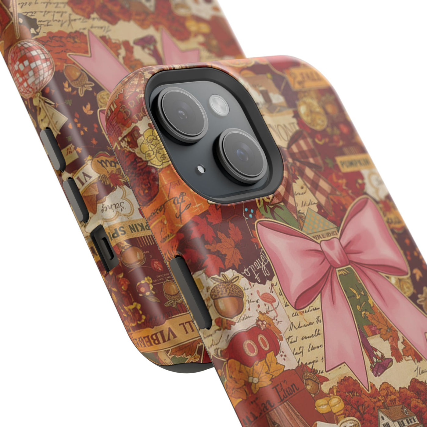 New England Fall Coquette Collage Tough Magsafe Cute Phone Cases for Iphone | iPhone 15 Pro Max Case, Iphone 14, Iphone 14 13 12 11 10 9 8 7 - Studio40ParkLane