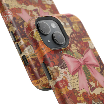 New England Fall Coquette Collage Tough Magsafe Cute Phone Cases for Iphone | iPhone 15 Pro Max Case, Iphone 14, Iphone 14 13 12 11 10 9 8 7 - Studio40ParkLane