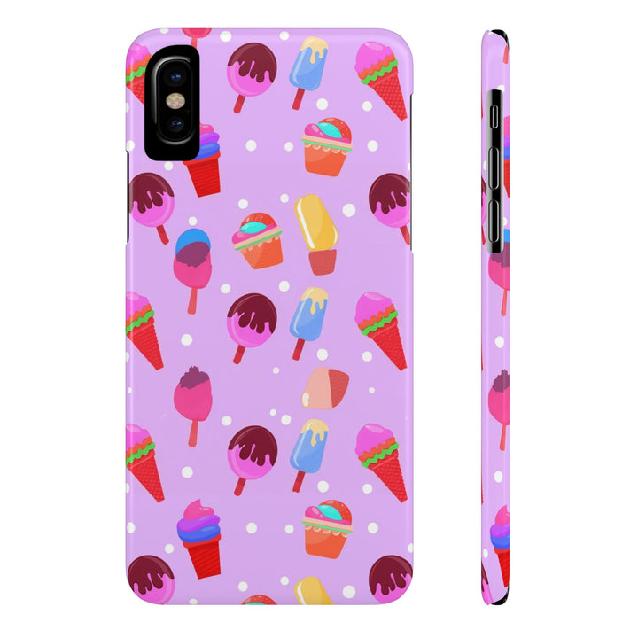 Slim Cute Phone Cases for Iphone - | iPhone 15 Case | iPhone 15 Pro Max Case, Iphone 14 Case, Iphone 14 Pro Max, Iphone 13, Summer Ice - cream Pink - Studio40ParkLane