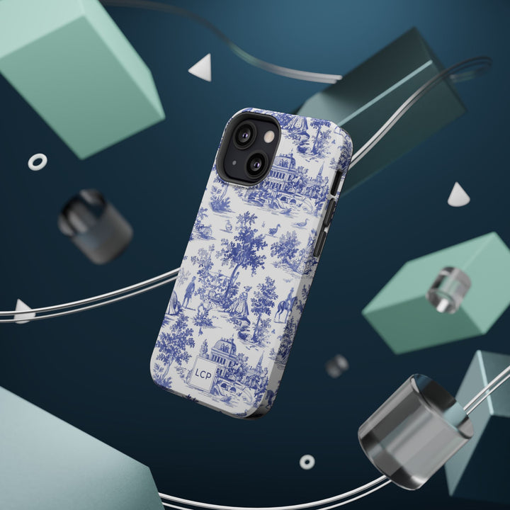 Custom Personalized French Toile Magsafe Phone Case for Iphone 18 - iPhone 17 Pro Max Air Plus 15 14 13 12 11, Samsung Galaxy Phone Cases - Studio40ParkLane