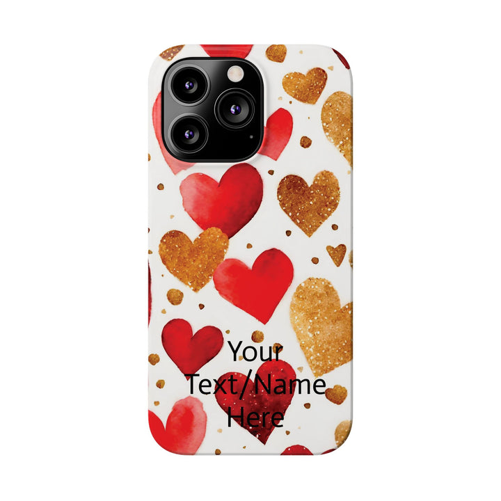 Slim Custom Personalized Valentine Love Gift for Her Cute Phone Cases for Iphone 16 Pro Max | iPhone 15 Case | iPhone 15 Pro Max Case, Iphone 14 - Studio40ParkLane