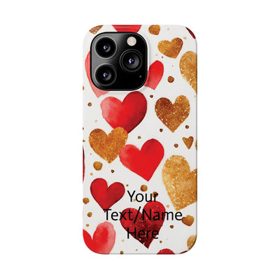 Slim Custom Personalized Valentine Love Gift for Her Cute Phone Cases for Iphone 16 Pro Max | iPhone 15 Case | iPhone 15 Pro Max Case, Iphone 14