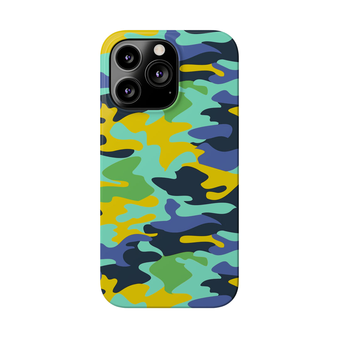 Slim Cute Phone Cases for Iphone - | iPhone 15 Case | iPhone 15 Pro Max Case, Iphone 14 Case, Iphone 14 Pro Max, Iphone 13, Late Spring Camouflage - Studio40ParkLane