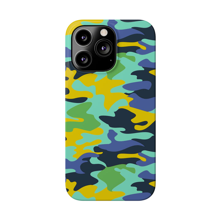 Slim Cute Phone Cases for Iphone - | iPhone 15 Case | iPhone 15 Pro Max Case, Iphone 14 Case, Iphone 14 Pro Max, Iphone 13, Late Spring Camouflage - Studio40ParkLane