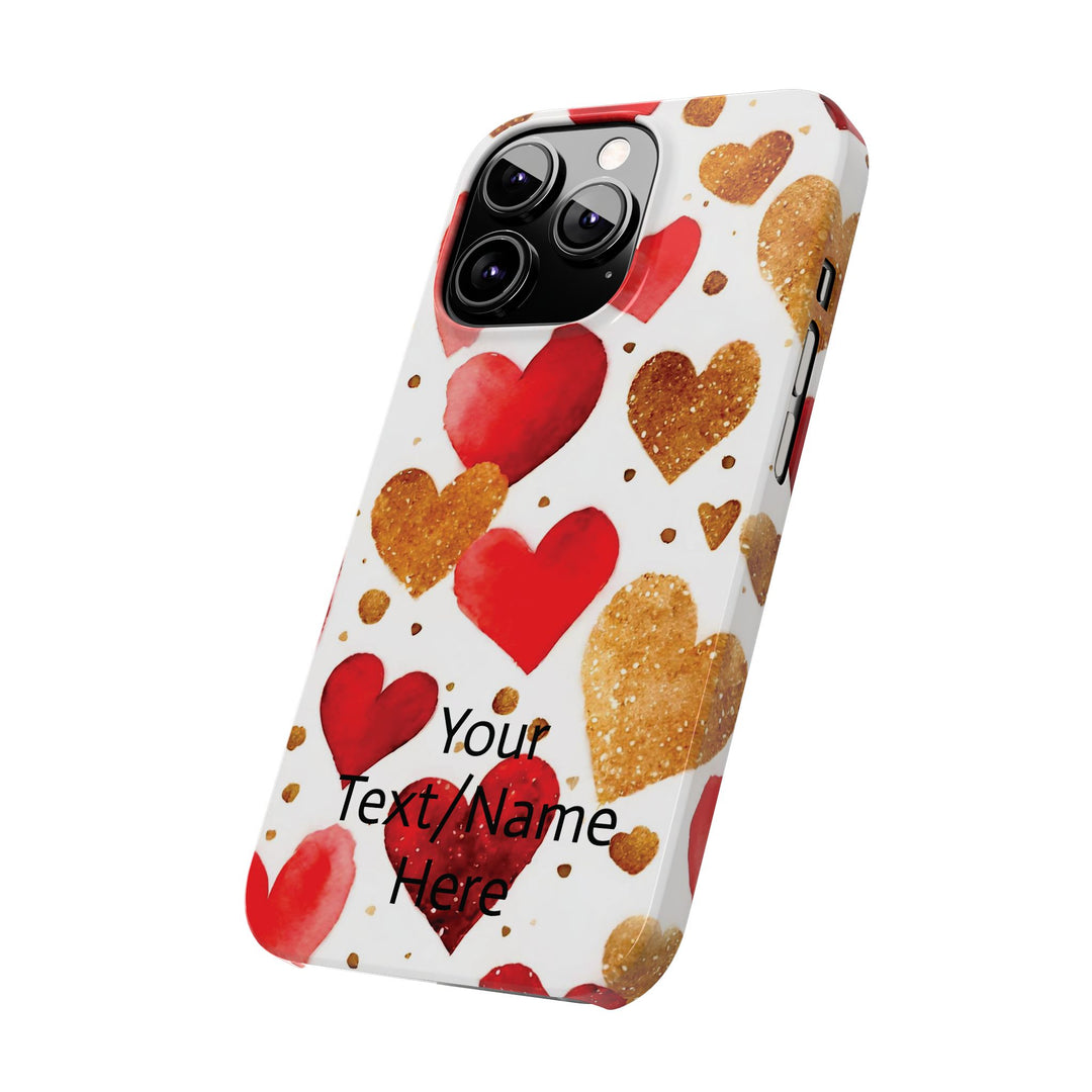 Slim Custom Personalized Valentine Love Gift for Her Cute Phone Cases for Iphone 16 Pro Max | iPhone 15 Case | iPhone 15 Pro Max Case, Iphone 14 - Studio40ParkLane