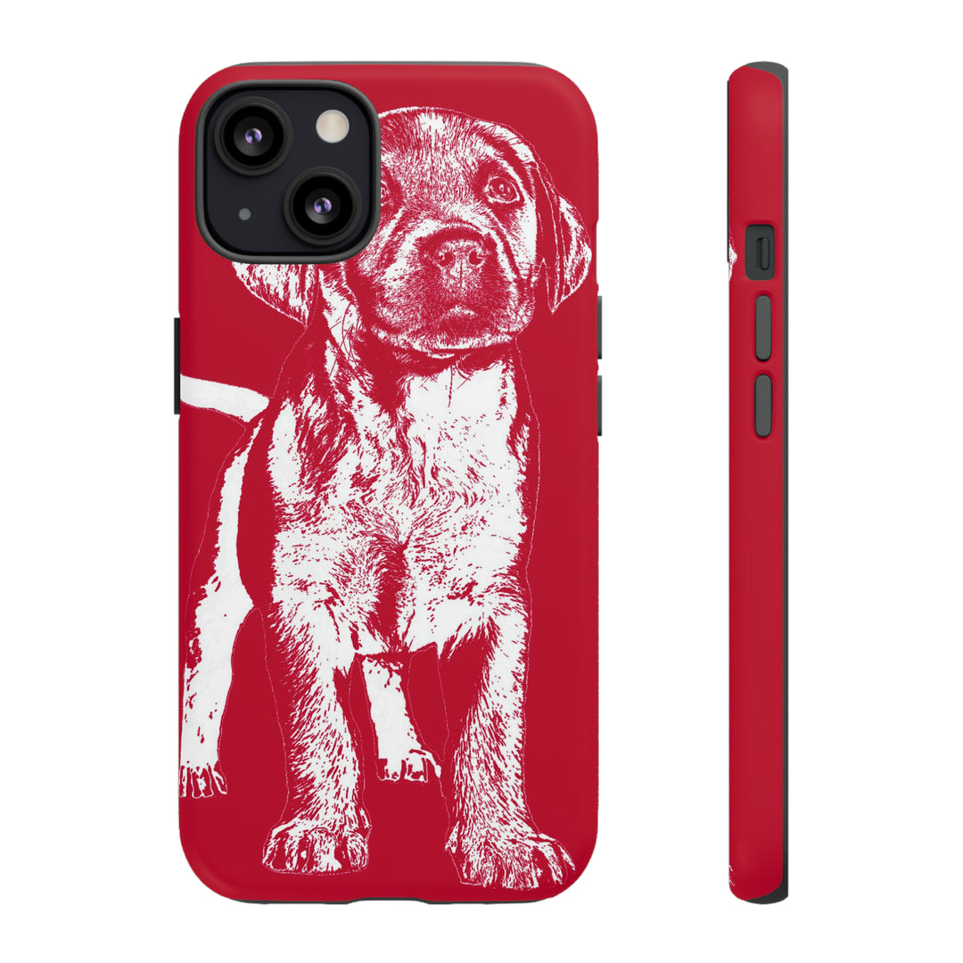Cute IPhone Case | iPhone 15 Case | iPhone 15 Pro Max Case, Iphone 14 Case, Iphone 14 Pro Max Case IPhone Case for Dog Lovers, Puppy Dog Red - Studio40ParkLane