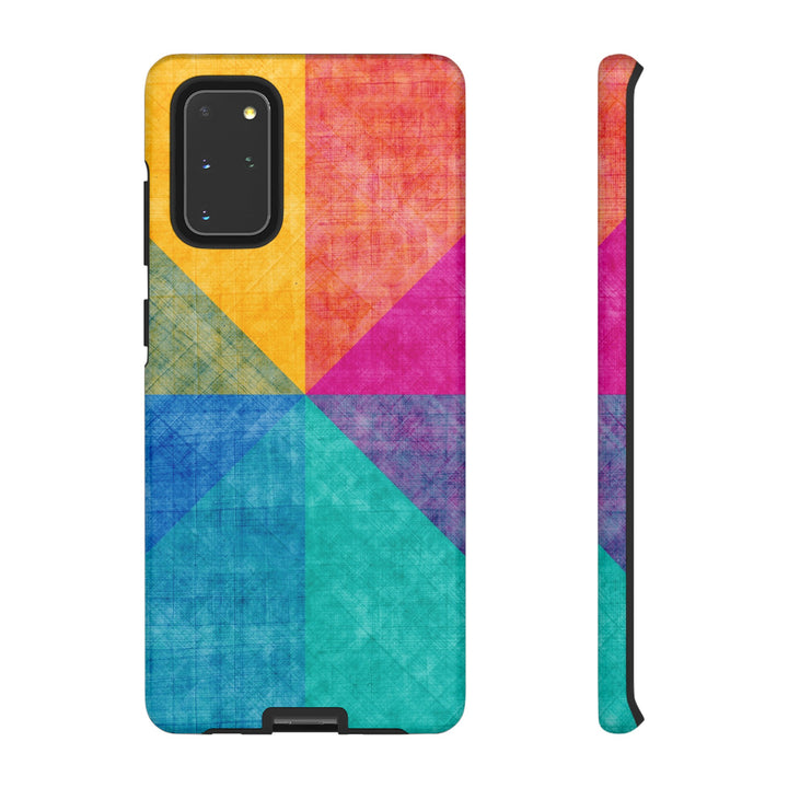 Impact Resistant, Colored Shapes, Cute Phone Cases for Samsung S24, S23, S22, S21, IPhone 15 pro Iphone 14 pro Iphone 13 IPhone 12 Iphone 11 - Studio40ParkLane