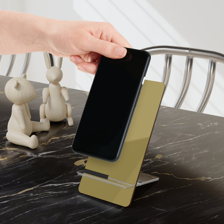 Phone Stand, Dark Beige Design for Iphones 16, Iphone 15, 14, 13, 12 Samsung Galaxy S24, S23, S22, S21 and Google Pixel 8 - Studio40ParkLane