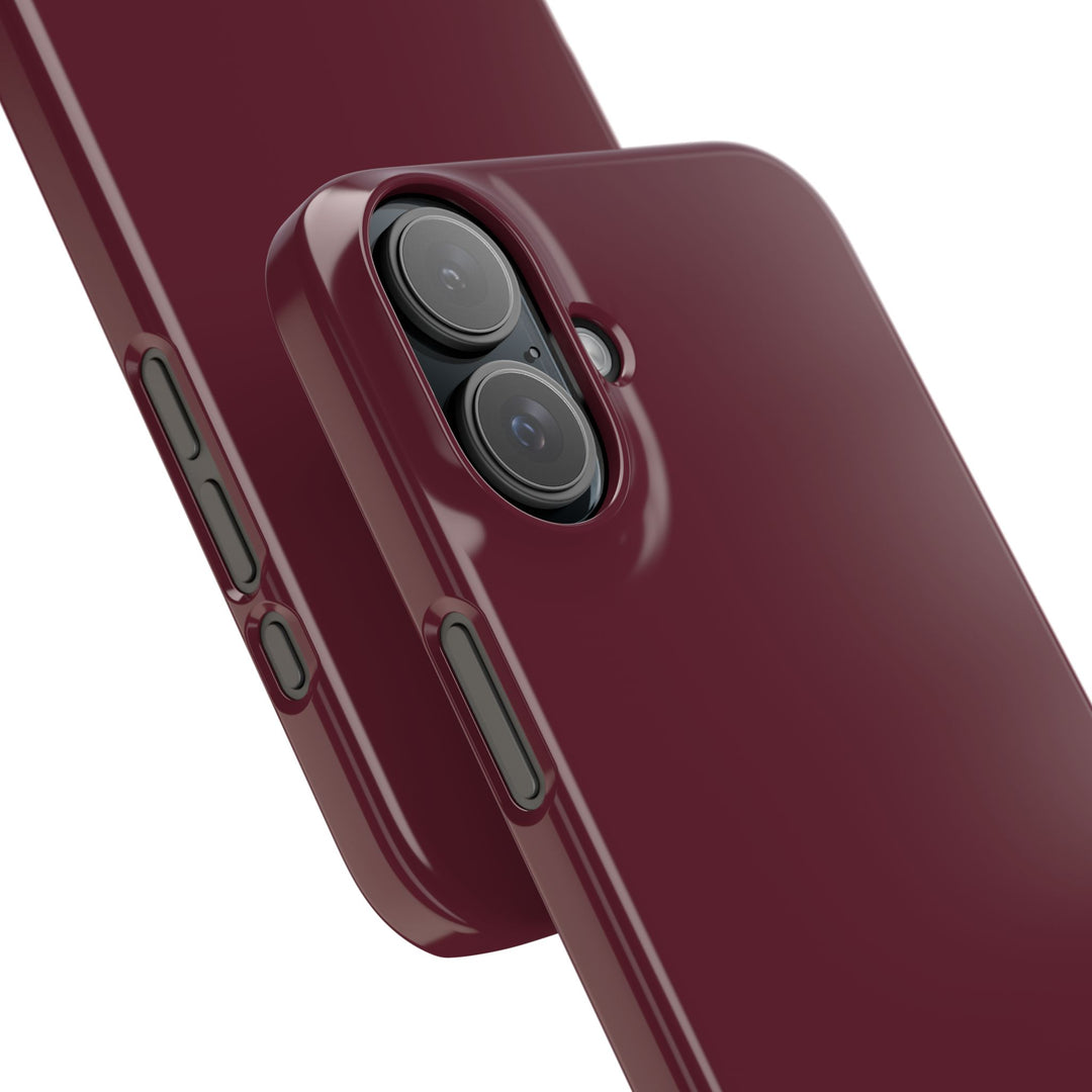 Slim Burgundy Maroon Gift for Her Aesthetic Cute Phone Case for Iphone 16 - | iPhone 15 Pro Max Case | iPhone 14 Case 13 12 11 10 9 8 7 - Studio40ParkLane