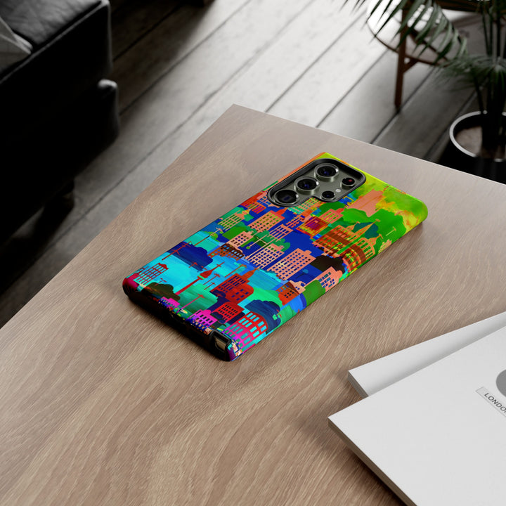 Cute Samsung Case | Cool Iphone Case | Summer City Skyline, Samsung S24, S23, S22, S21, IPhone 15 Case | Iphone 14 Case, Iphone 13 Case - Studio40ParkLane