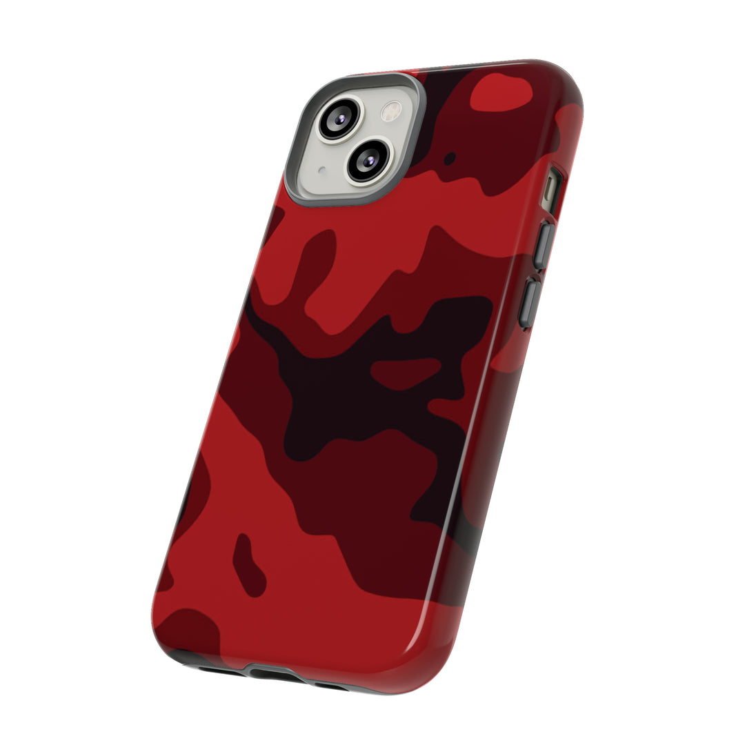 Cool Phone Case | Red Camouflage, For iPhone 15 Case | iPhone 15 Pro Case, Iphone 14 Case, Iphone 14 Pro Max Case, Protective Iphone Case - Studio40ParkLane