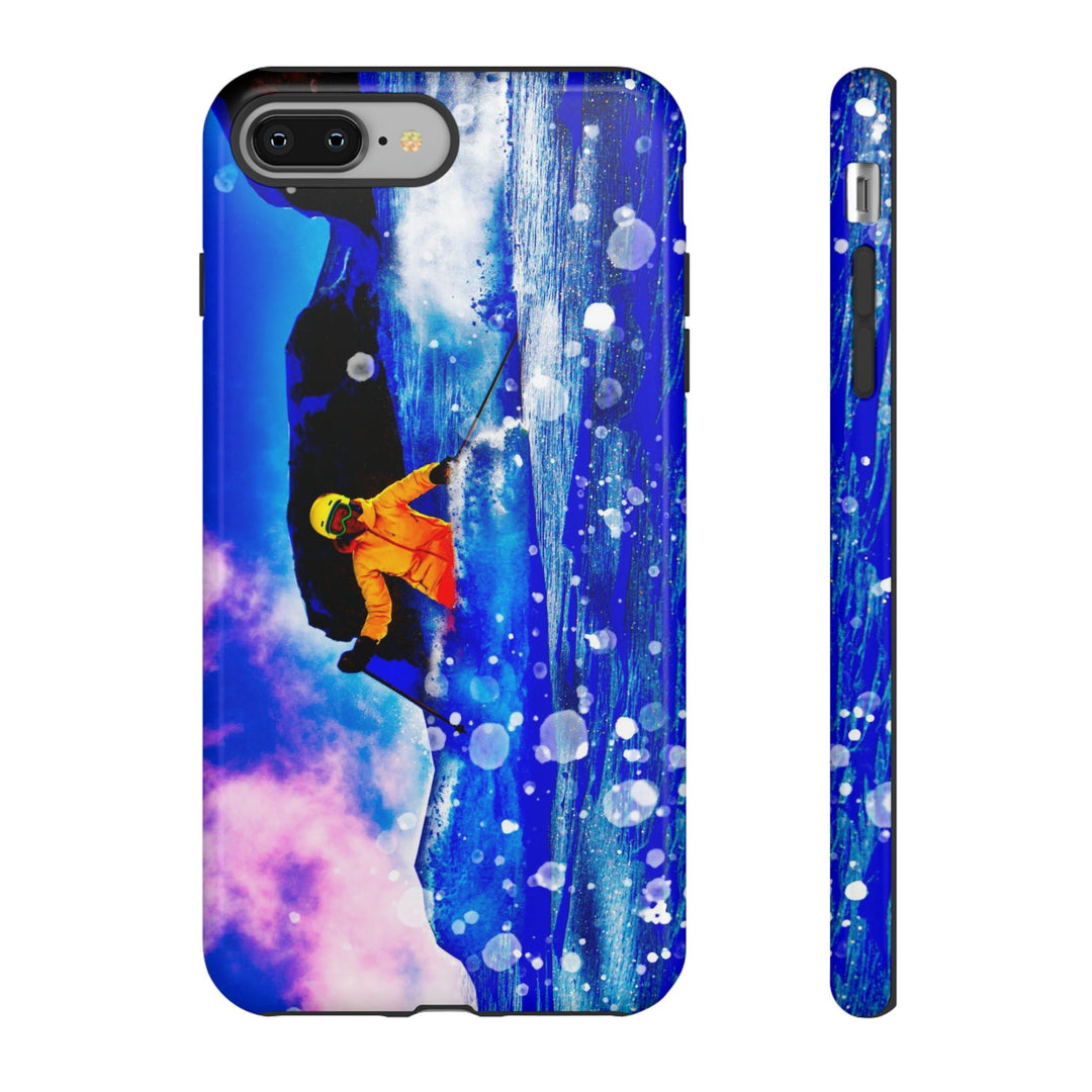 Cute IPhone Case | iPhone 15 Case | iPhone 15 Pro Max Case, Iphone 14 Case, Iphone 14 Pro Max Case IPhone Case for Art Lovers, Skier Mountain - Studio40ParkLane