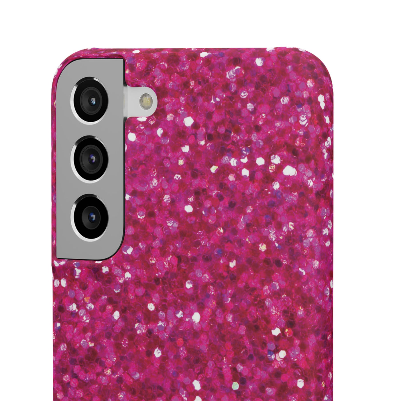 Snap Non-Glitter Muted Pink Play on "Faux" Glitter Effect Cute Phone Cases for Samsung and Iphone, 16, 15, 14, S24, S23, S22, S21, S20, Plus and Ultra