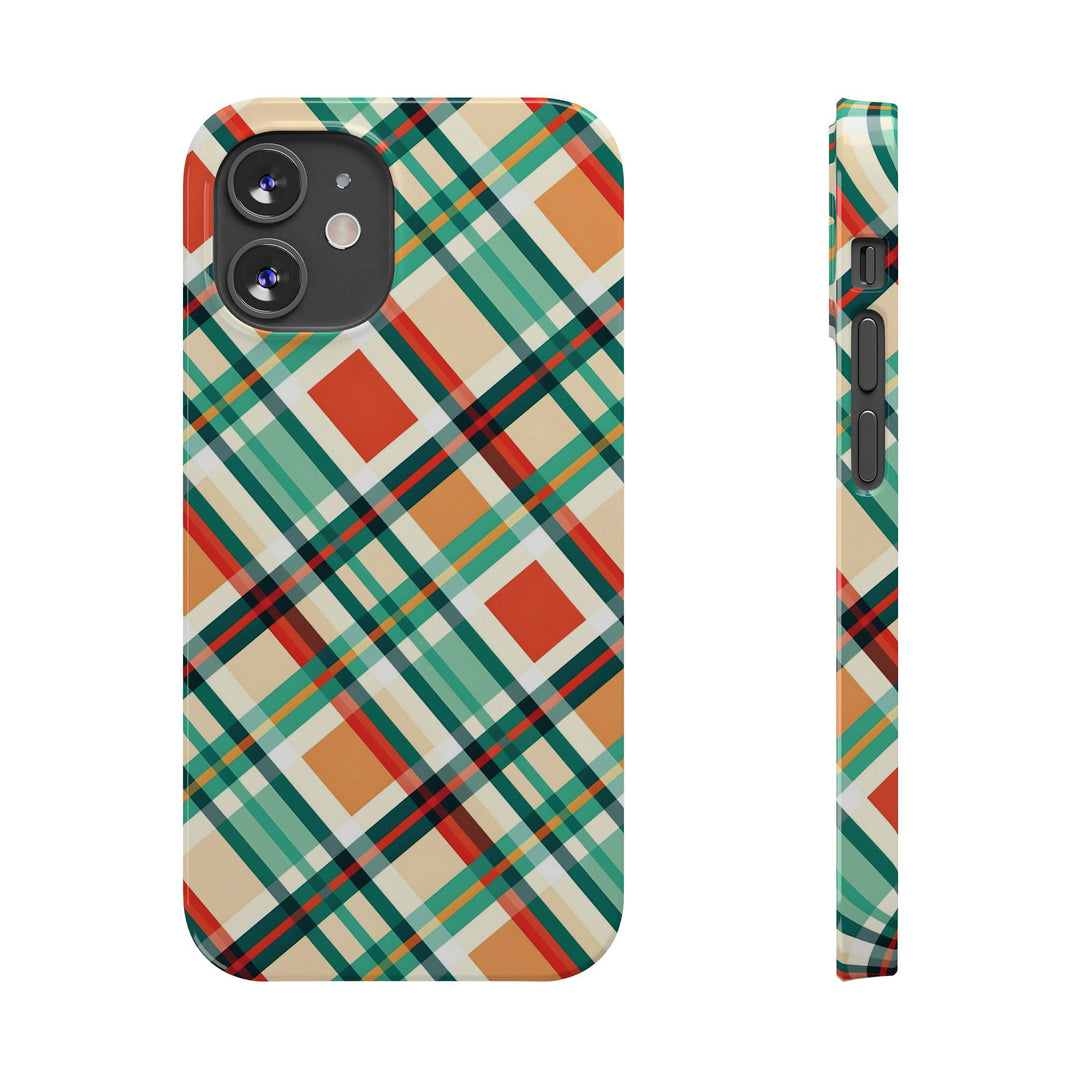 Slim Checkered Plaid Gift for Her Cute Phone Cases for Iphone 16 Pro Max | iPhone 15 Case | iPhone 15 Pro Max Case, Iphone 14, 13, 12, 11, 10, 8, 7 - Studio40ParkLane