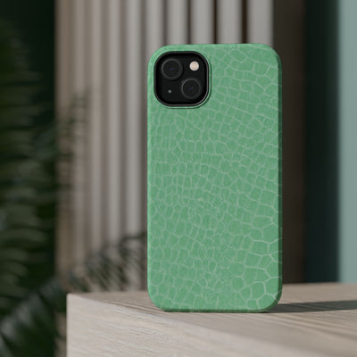 Non Leather Mint Color Pattern Magsafe Cute Phone Case for Iphone Gift for Her, | iPhone 15 Case | iPhone 15 Pro Max Case, Iphone 14, Iphone 14 Pro Max, Iphone 13, Iphone 16 - Studio40ParkLane