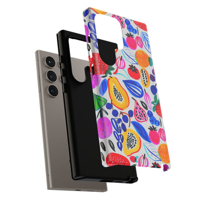 Cute Samsung Phone Case | Aesthetic Samsung Phone Case | Galaxy S23, S22, S21, S20 | Summer Fruit Cocktail, Protective Phone Case