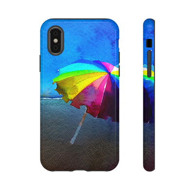 Cute Samsung Case | Cool Iphone Case | Summer Colorful Beach Parasol, Samsung S24, S23, S22, S21, IPhone 15 Case | Iphone 14 Case, Iphone 13 Case