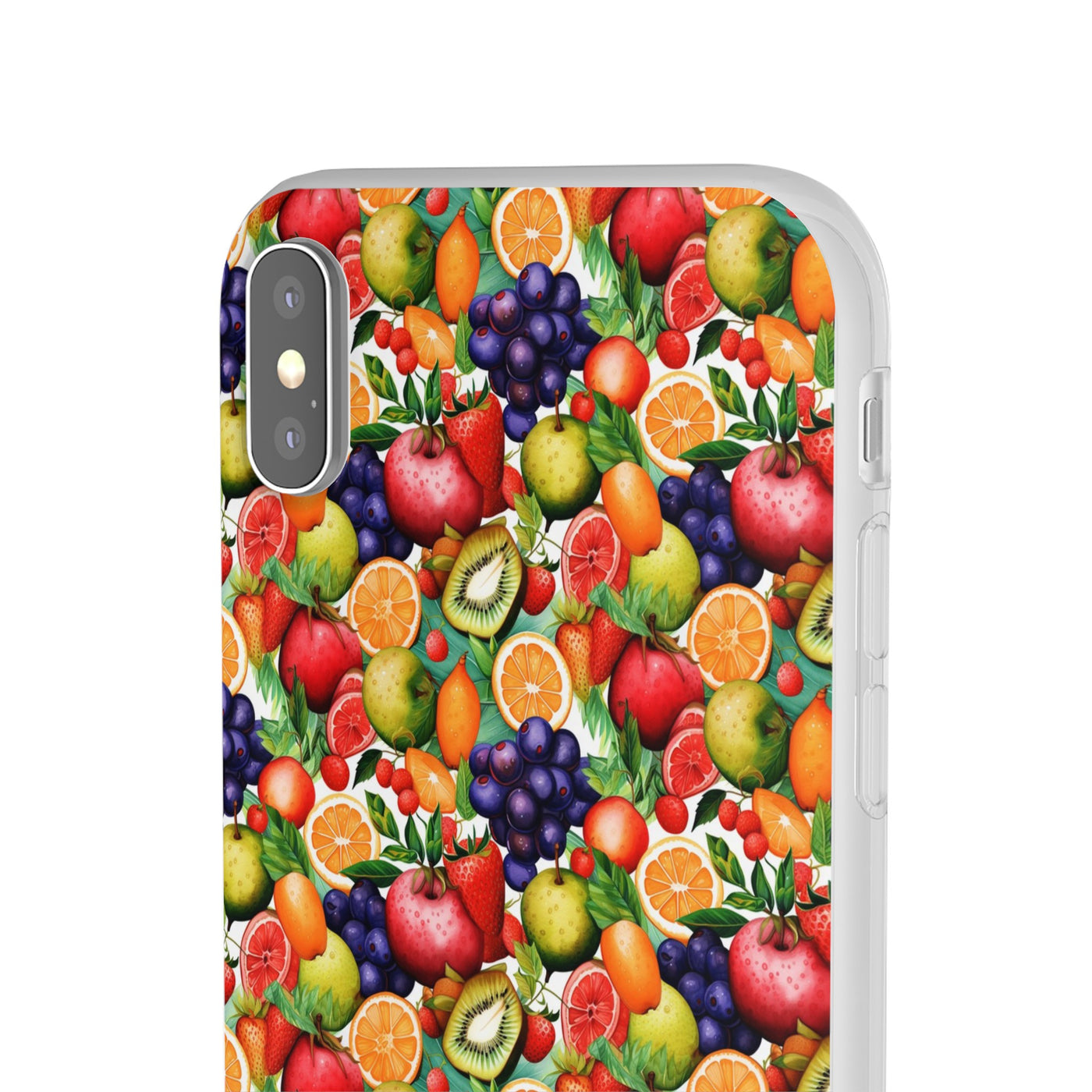 Cute Flexi Phone Cases, Summer Fruit Mix, Compatible with Samsung Galaxy S23, Samsung S22, Samsung S21, Samsung S20, Galaxy S20 Ultra