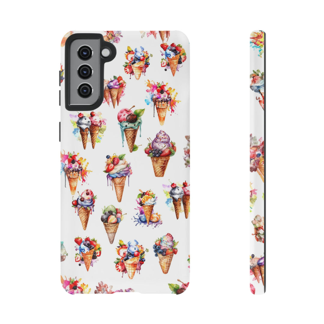Impact Resistant, Summer Icecream, Cute Phone Cases for Samsung S24, S23, S22, S21, IPhone 15 pro, Iphone 14 pro, Iphone 13 IPhone 12, Iphone 11 - Studio40ParkLane