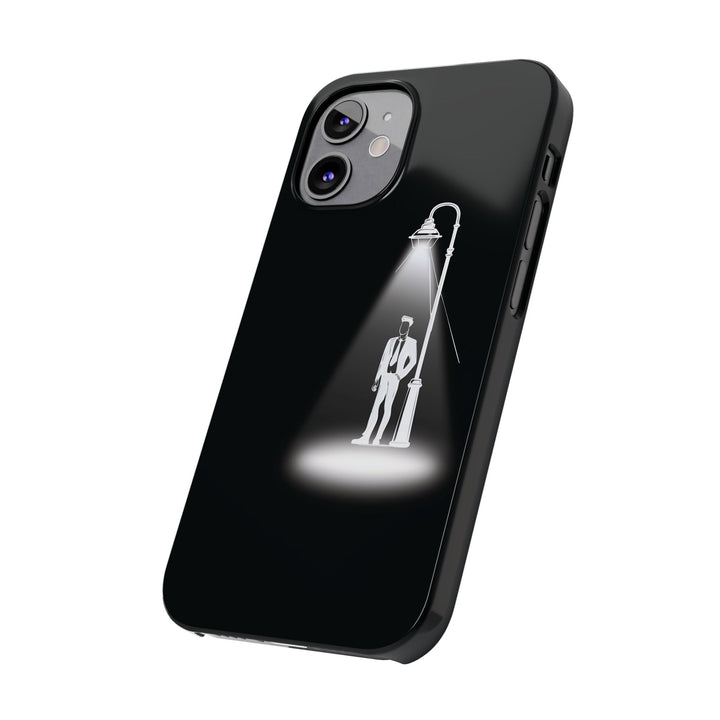 Slim Mystery Man Spotlight Gift for Her Cute Phone Cases for Iphone 16 Pro Max | iPhone 15 Case | iPhone 15 Pro Max Case, Iphone 14, 13, 12, 11, 10, 8, 7 - Studio40ParkLane