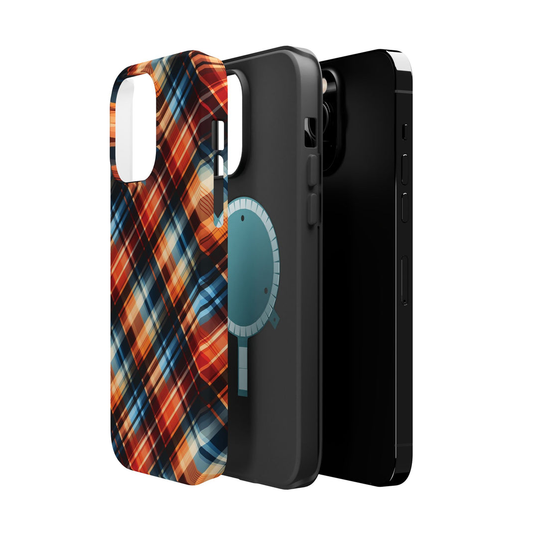 Checkered Plaid Magsafe Gift for Her Cute Phone Case for Iphone, | iPhone 16 | iPhone 15 Pro Max, Iphone 14 Pro Max, 13 12 11 10 9 8 7 - Studio40ParkLane