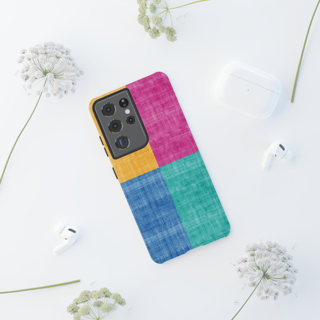 Impact Resistant, Colored Shapes, Cute Phone Cases for Samsung S24, S23, S22, S21, IPhone 15 pro Iphone 14 pro Iphone 13 IPhone 12 Iphone 11 - Studio40ParkLane