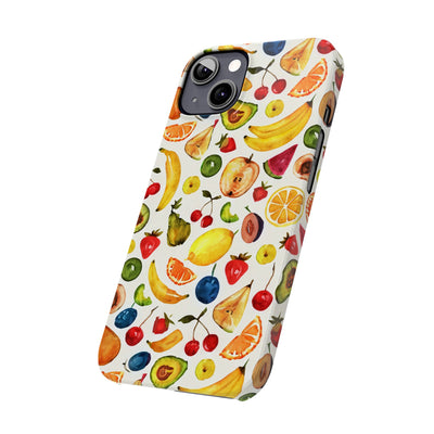 Fruit Mix Display Slim Cute Phone Cases for Iphone  | iPhone 15 Case | iPhone 15 Pro Max Case, Iphone 14, Iphone 14 Pro Max, Iphone 13