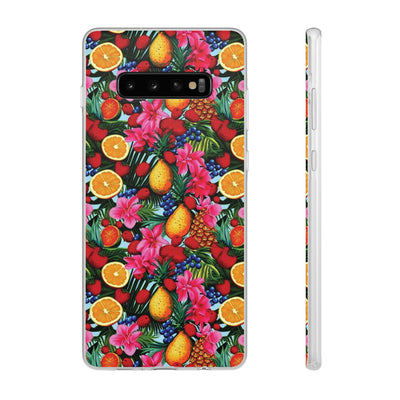 Cute Flexi Phone Cases, For Iphones and Samsung Galaxy Phones, Summer Mixed Fruit, Galaxy S23 Phone Case, Samsung S22 Case, Samsung S21, Iphone 15, Iphone 14, Iphone 13