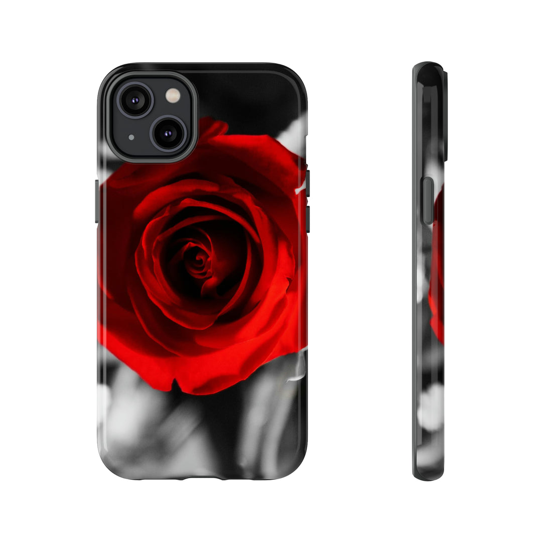 Cute IPhone Case | iPhone 15 Case | iPhone 15 Pro Max Case, Iphone 14 Case, Iphone 14 Pro Max Case IPhone Case for Art Lovers - Red Rose - Studio40ParkLane