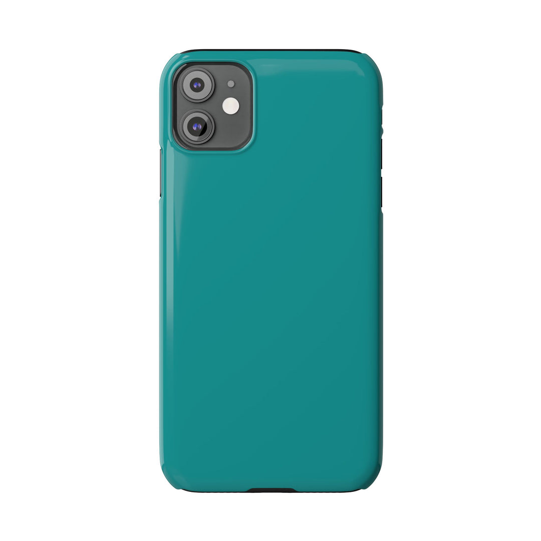 Slim Turquoise Blue Gift for Her Aesthetic Cute Phone Case for Iphone 16 - | iPhone 15 Pro Max Case | iPhone 14 Case 13 12 11 10 9 8 7 - Studio40ParkLane