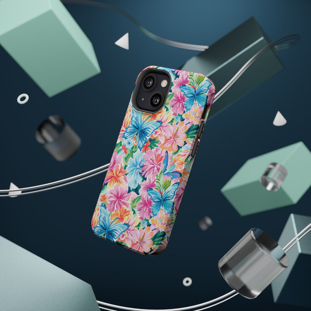 Butterflies Flowers Magsafe Cute Phone Case for Iphone Gift for Her, iPhone 16 Case iPhone 15 Pro Max Case, Iphone 14, Iphone 14 Pro Max, 13, 12 - Studio40ParkLane