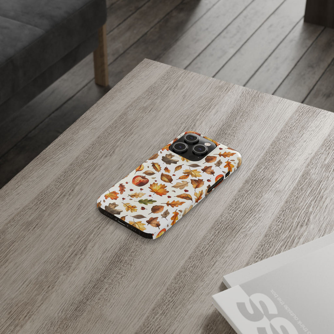 Slim Fall Autumn Leaves Gift for Her Cute Phone Cases for Iphone 16 | iPhone 15 Case | iPhone 15 Pro Max Case, Iphone 14, Iphone 14 Pro Max, Iphone 13, Slim - Studio40ParkLane